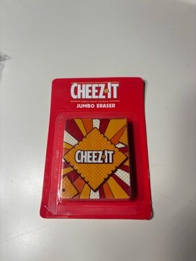 New Cheez-It Jumbo Eraser – Bright Red & Orange